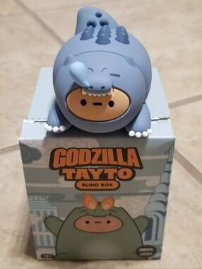 Smoko x Godzilla Tayto Blind Box: Blue Godzilla Figure